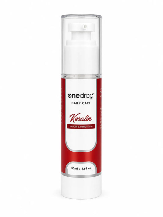 One Drop Keratin Smooth & Shimmer Serum – Frizz Control & Shine OneDropPak