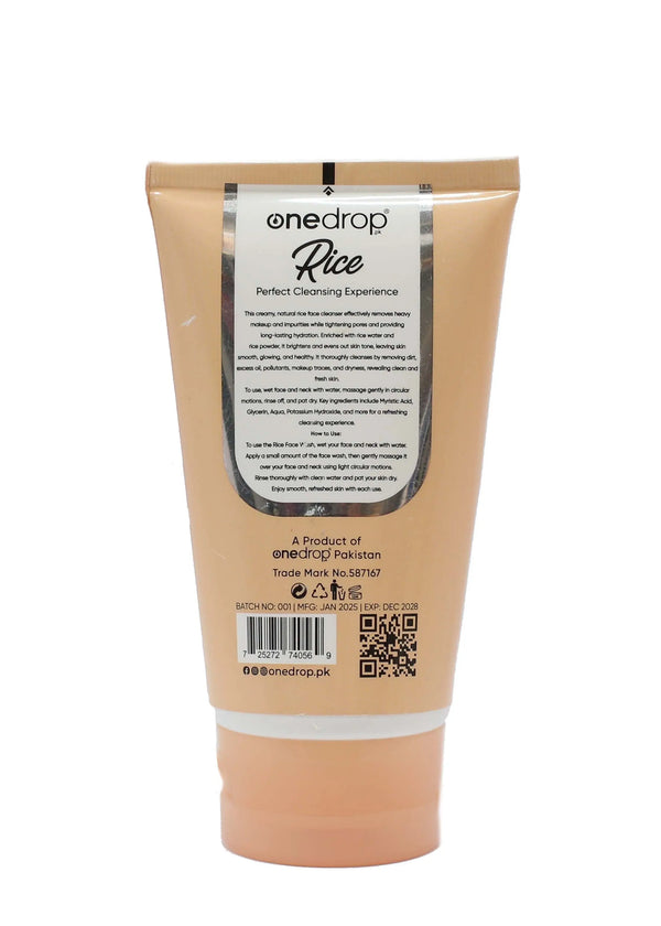 One Drop Rice Face Wash 120 ml OneDropPak