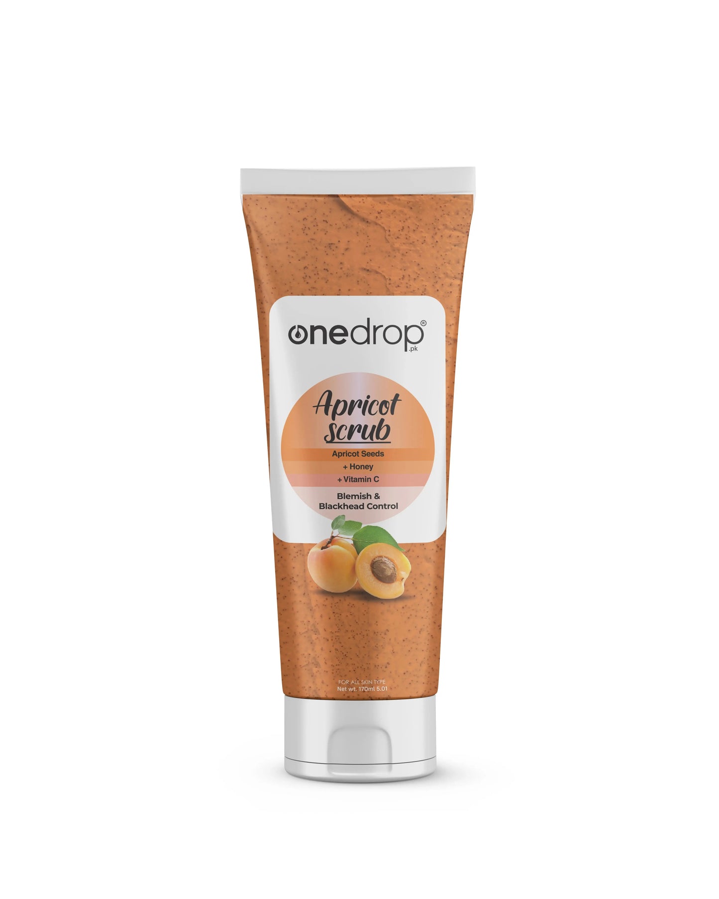 ONE DROP APRICOT SCRUB 170ML OneDropPak