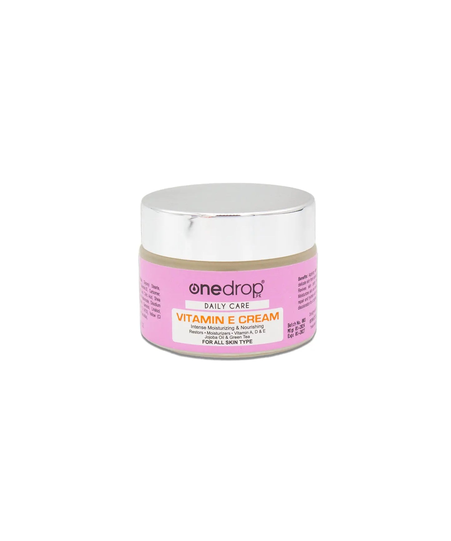 ONE DROP VITAMIN E CREAM 50ML OneDropPak