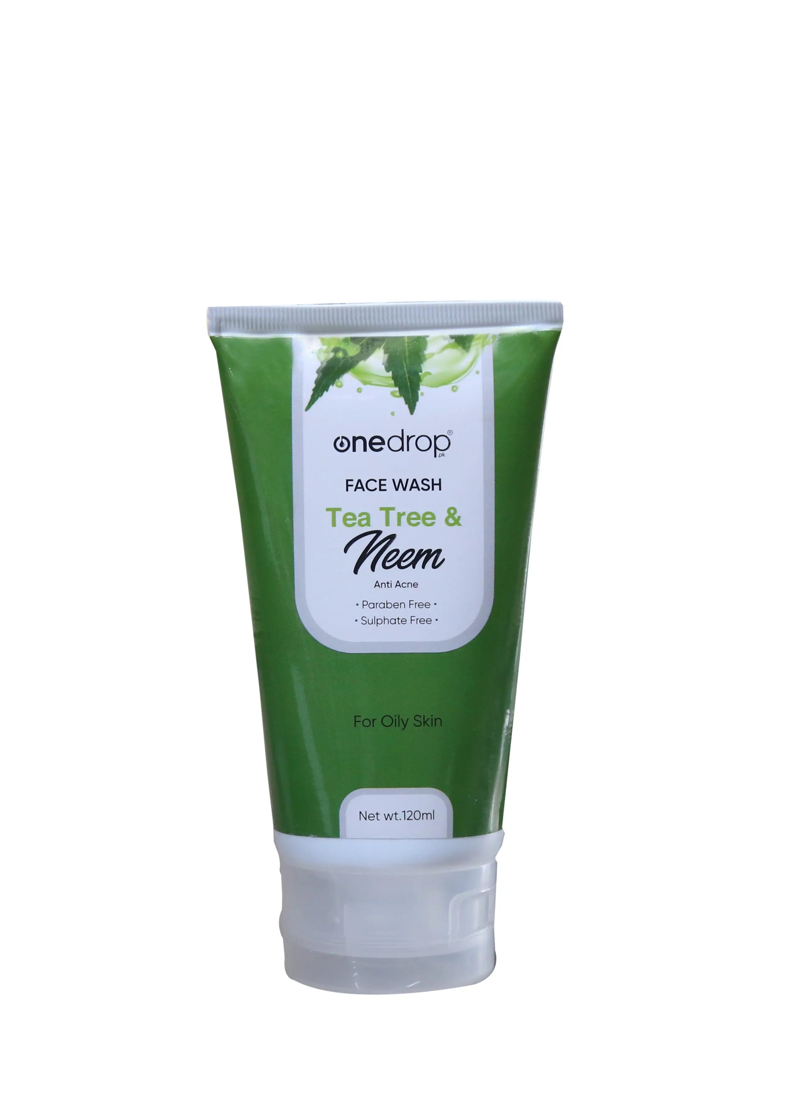 ONEDROP TEA TREE&NEEM FACE WASH 120ML OneDropPak