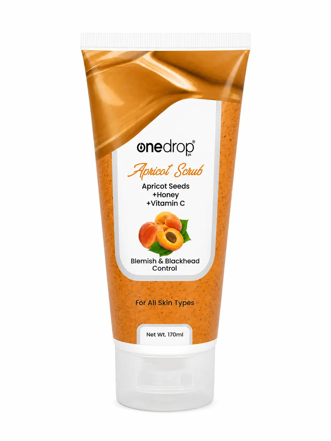 One Drop Apricot Scrub 170ml OneDropPak