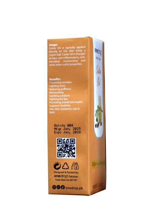 One Drop Castor Oil 100ml OneDropPak