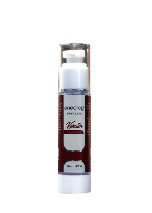 One Drop Keratin Smooth & Shimmer Serum – Frizz Control & Shine OneDropPak