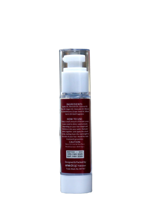One Drop Keratin Smooth & Shimmer Serum – Frizz Control & Shine OneDropPak