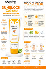 One Drop Sunblock Cream 60spf 100ml OneDropPak
