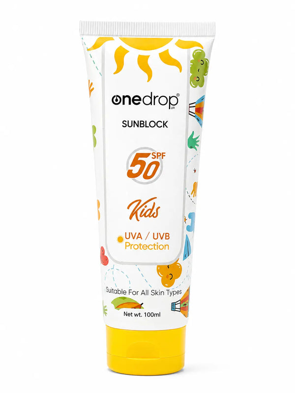 One Drop Sunblock Kids 50spf 100ml OneDropPak