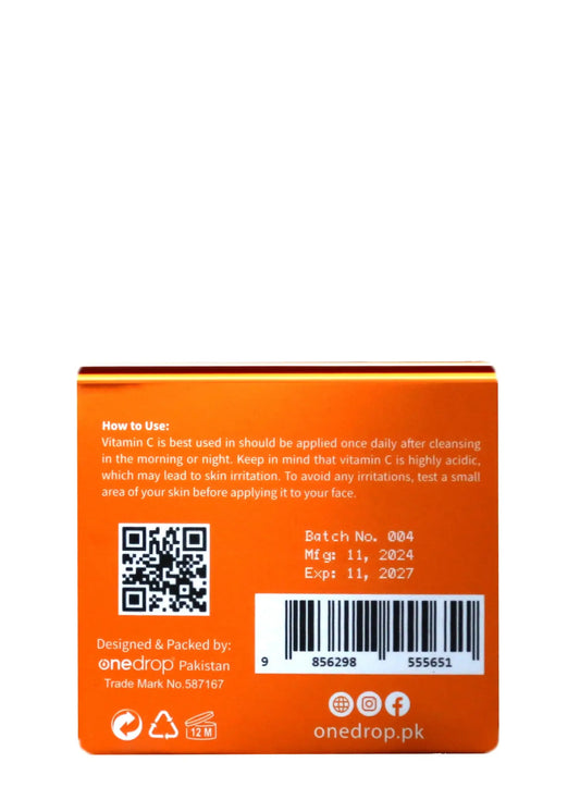 One Drop Vitamin C Cream 50ml OneDropPak